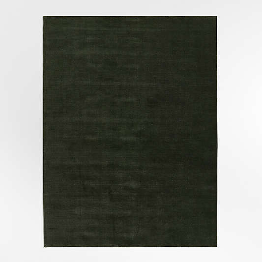 Windsor Wool Handwoven Green Rug