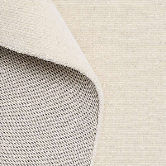 Windsor Wool Handwoven Ivory Rug Swatch 12"x18"