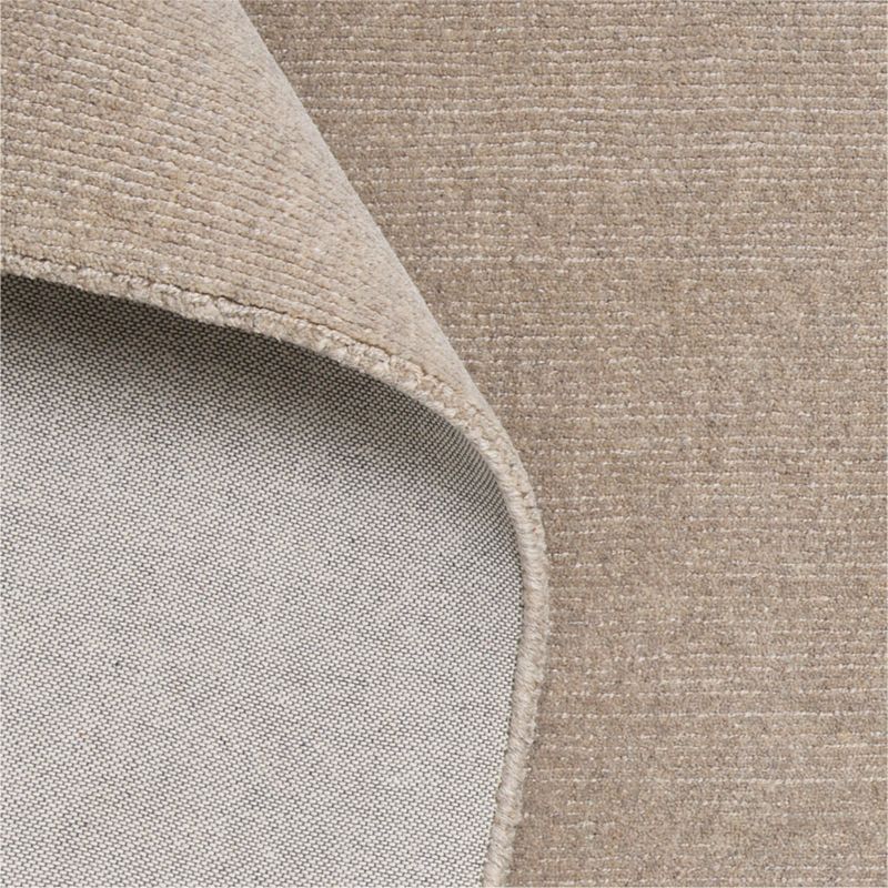Windsor Wool Handwoven Taupe Area Rug 6'x9' - image 1 of 3