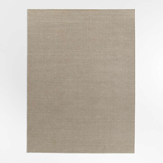 Windsor Wool Handwoven Taupe Area Rug