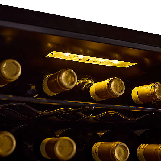 Wine Enthusiast 33-Bottle Wine Fridge with Upright Bottle Holder