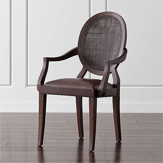 Winnetka Dark Mahogany Dining Arm Chair