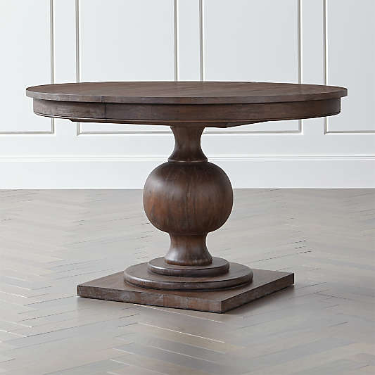 Winnetka 48" Round Light Mahogany Extendable Dining Table