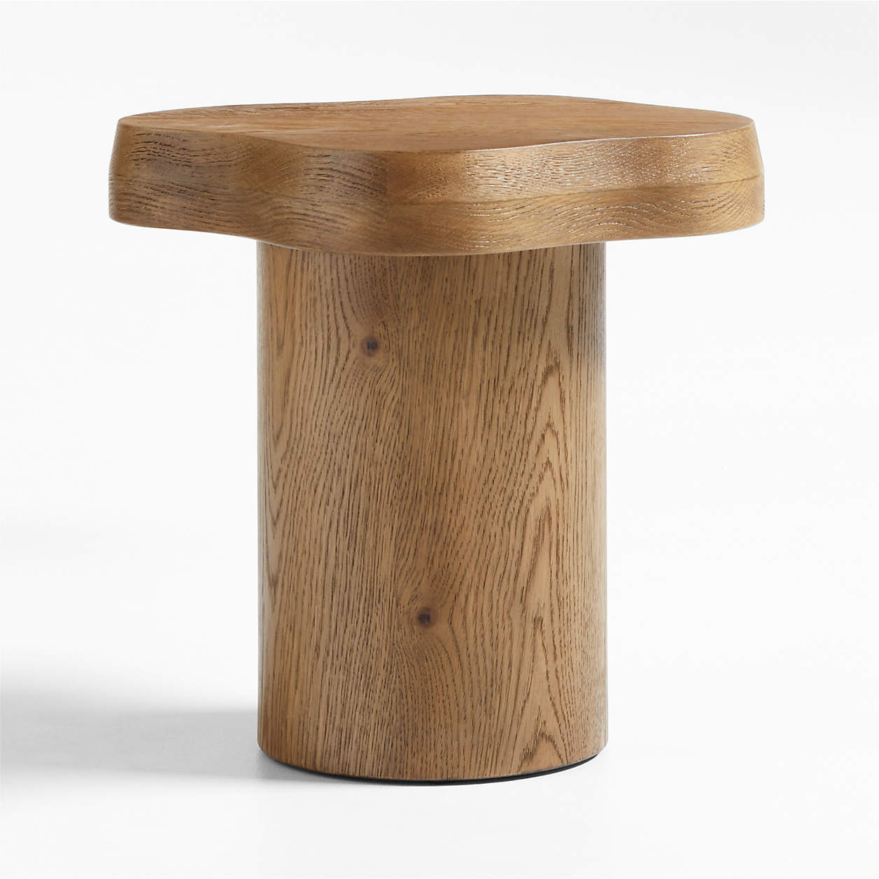 Winslow Oak Wood Side Table by Jake Arnold + Reviews Crate & Barrel