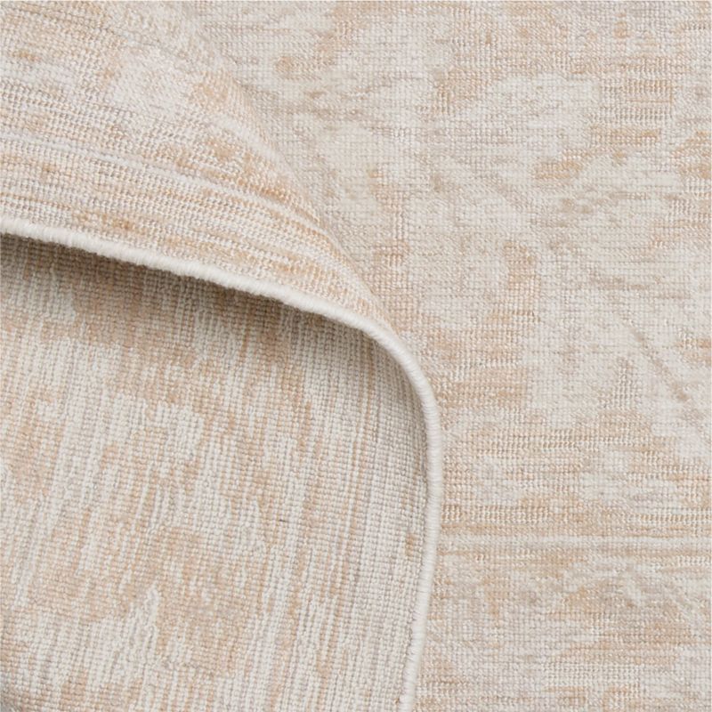 Winson Wool Blend Traditional Handwoven Beige Rug Swatch 12"x18" - image 1 of 3