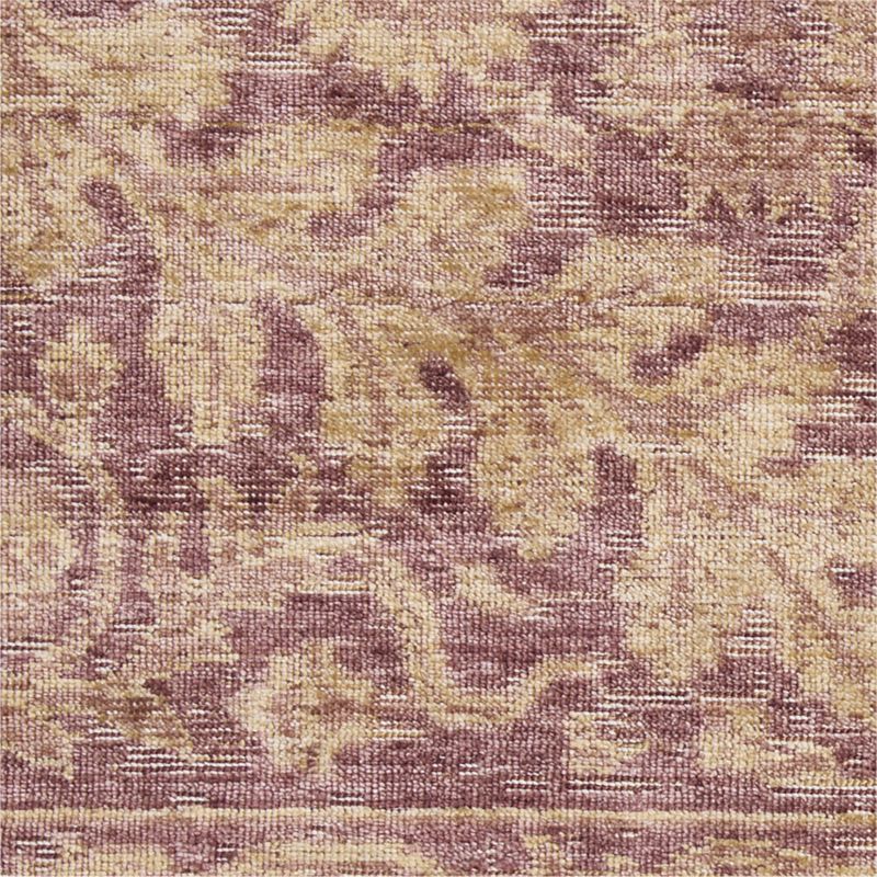 Winson Wool Blend Traditional Handwoven Burgundy Area Rug 6'x9' - image 3 of 4