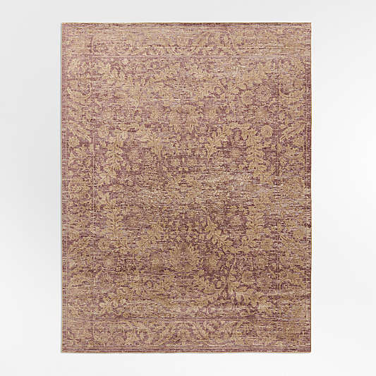 Winson Wool Blend Traditional Handwoven Burgundy Rug