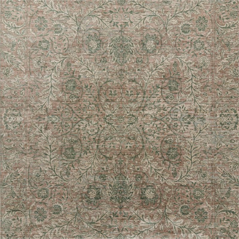 Winson Wool Blend Traditional Handwoven Earth Brown Area Rug 9'x12' - image 2 of 4