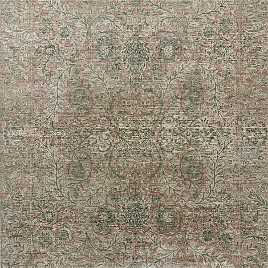 Winson Wool Blend Traditional Handwoven Earth Brown Area Rug
