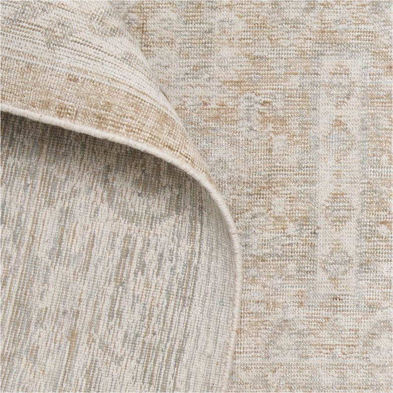 Winstone Wool Blend Traditional Handwoven Ivory Area Rug 6'x9' - image 1 of 4