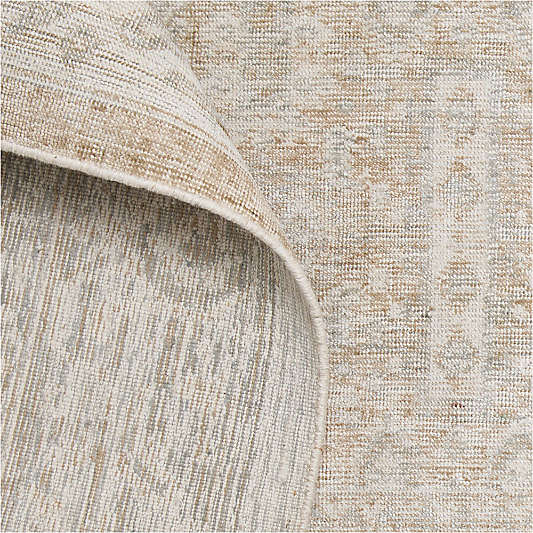 Winstone Wool Blend Traditional Handwoven Ivory Rug Swatch 12"x18"
