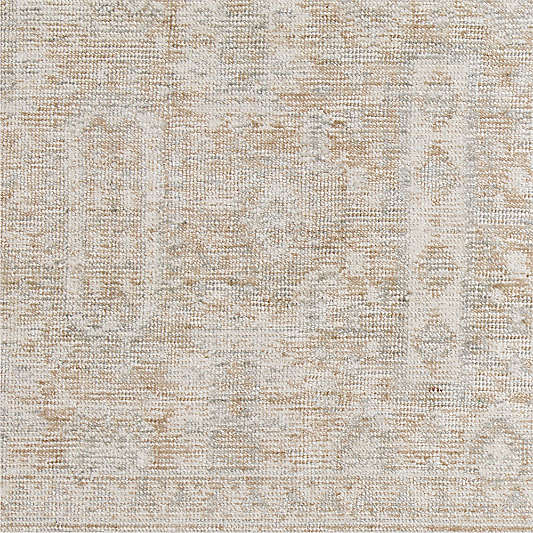 Winstone Wool Blend Traditional Handwoven Ivory Rug Swatch 12"x18"