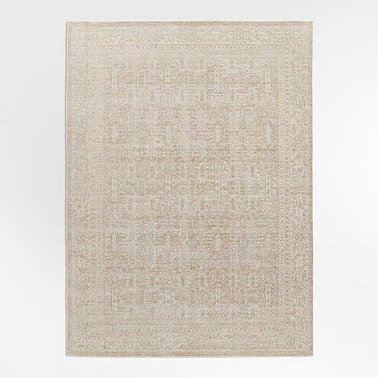 Winstone Wool Blend Traditional Handwoven Ivory Rug
