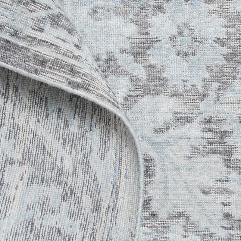 Winson Wool Blend Traditional Handwoven Light Blue Area Rug 10'x14' - image 1 of 4