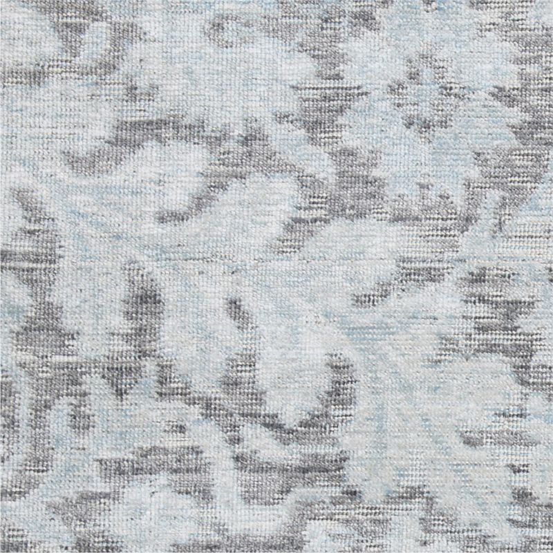 Winson Wool Blend Traditional Handwoven Light Blue Area Rug 10'x14' - image 3 of 4