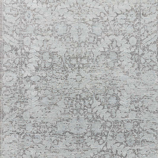 Winson Wool Blend Traditional Handwoven Light Blue Area
