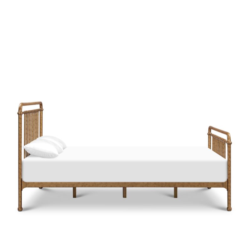 Namesake Winston Vintage Gold Iron Full Kids Bed - image 5 of 10