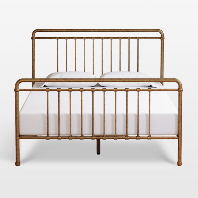 Namesake Winston Vintage Gold Iron Full Kids Bed - image 4 of 10