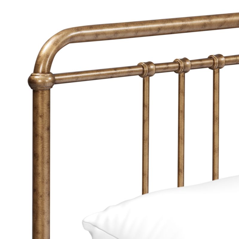 Namesake Winston Vintage Gold Iron Twin Kids Bed - image 4 of 7