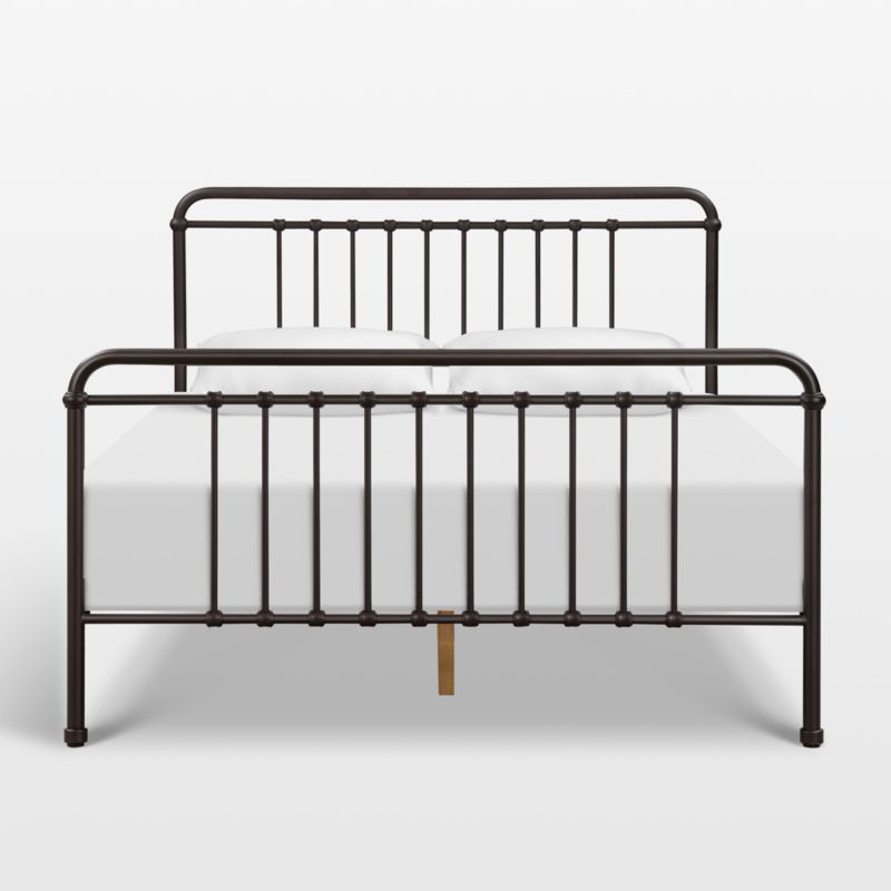 Namesake Winston Vintage Black Iron Full Kids Bed - image 2 of 8