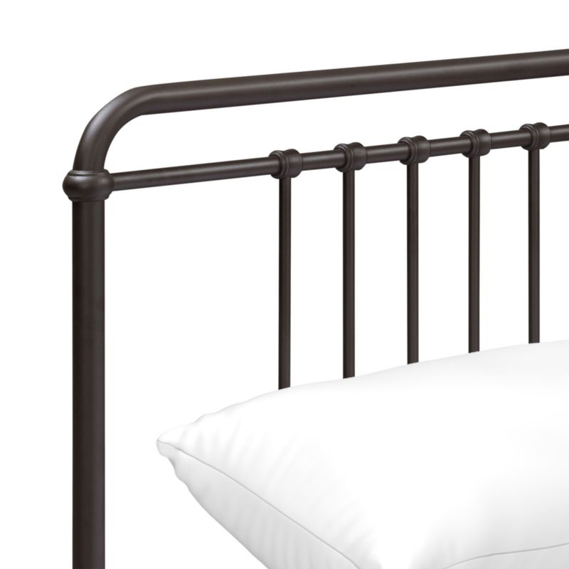 Namesake Winston Vintage Black Iron Full Kids Bed - image 5 of 8
