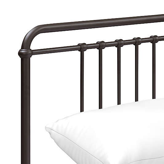 Namesake Winston Vintage Black Iron Twin Kids Bed