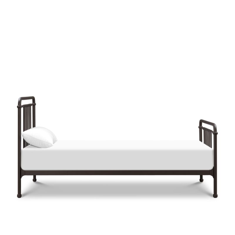Namesake Winston Vintage Black Iron Twin Kids Bed - image 2 of 7