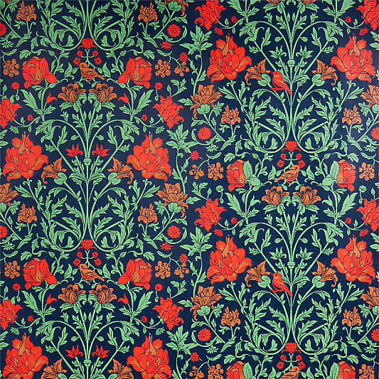 Winter Florals Holiday Gift Wrap