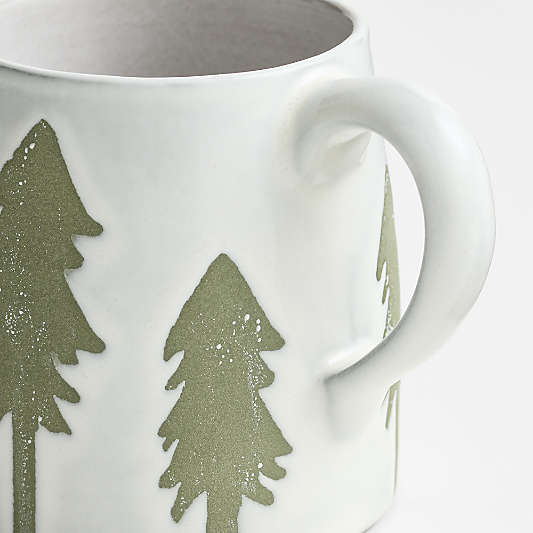 Winter Forest 12.75-oz. White Mug