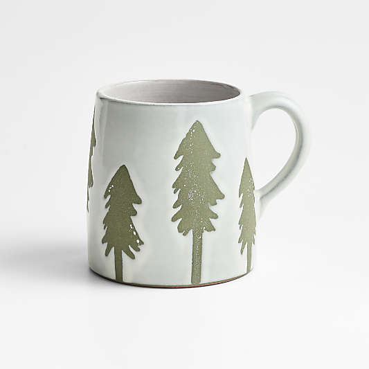 Winter Forest 12.75-oz. White Mug