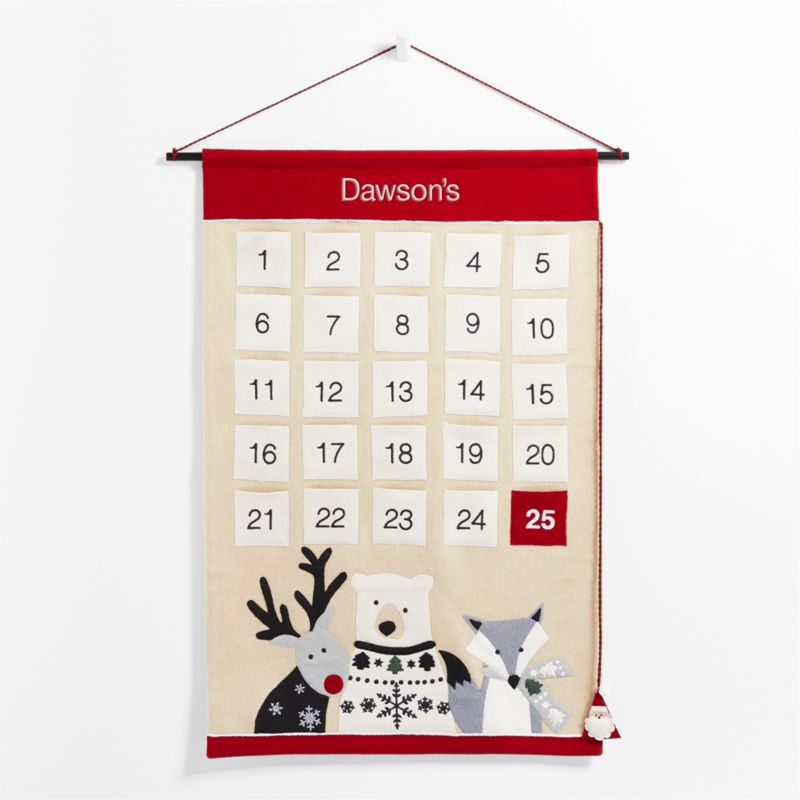 Winter Friends Large Fabric Advent Calendar + Reviews | Crate & Barrel Winter Friends Large Fabric Advent Calendar + Reviews | Crate & Barrel