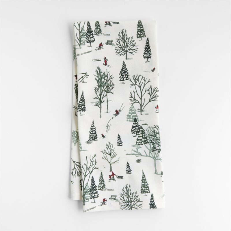 Winter Joy Organic Cotton Kitchen Towel - image 2 of 4