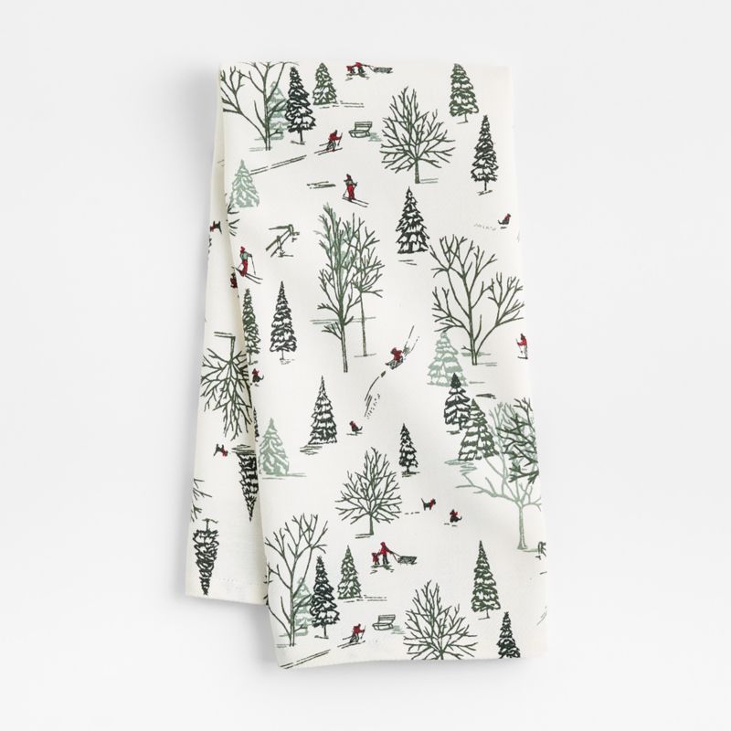 Winter Joy Organic Cotton Kitchen Towel - image 0 of 4