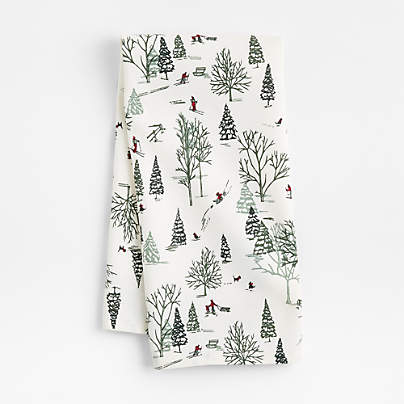 Winter Joy Organic Cotton Kitchen Towel