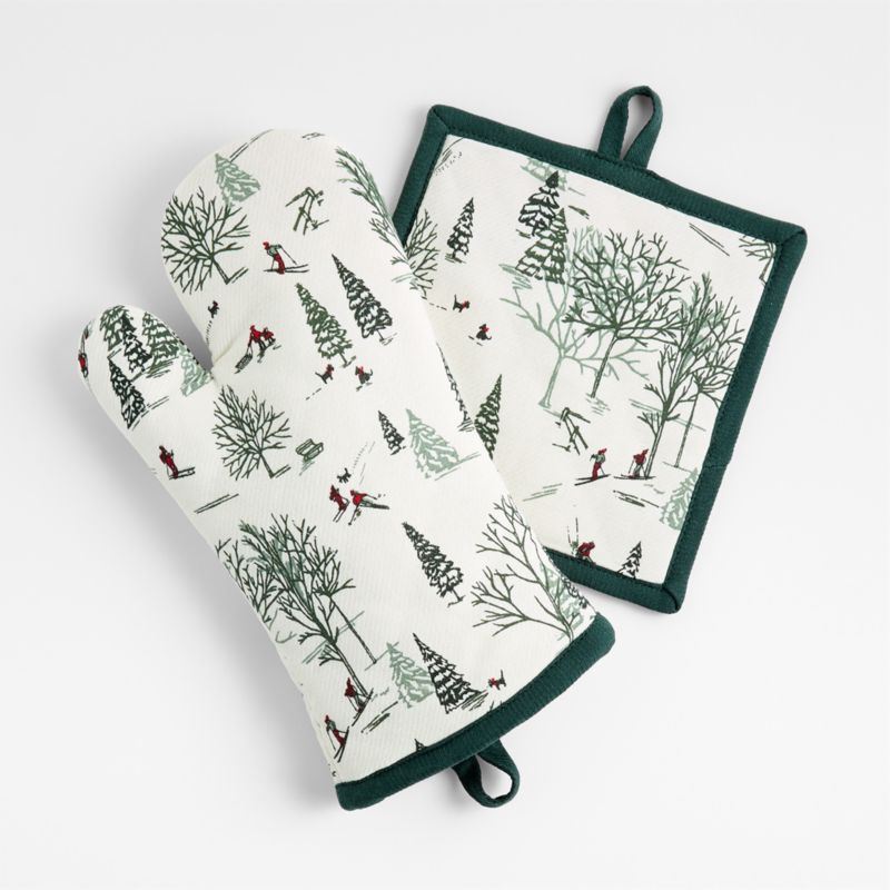 Winter Joy Organic Cotton Pot Holder - image 1 of 6