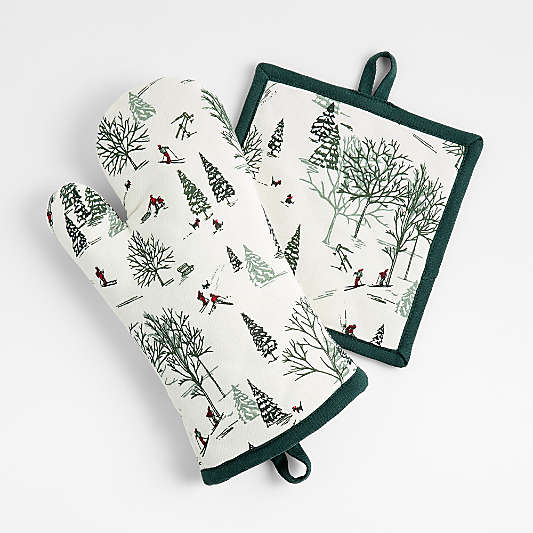 Winter Joy Organic Cotton Pot Holder