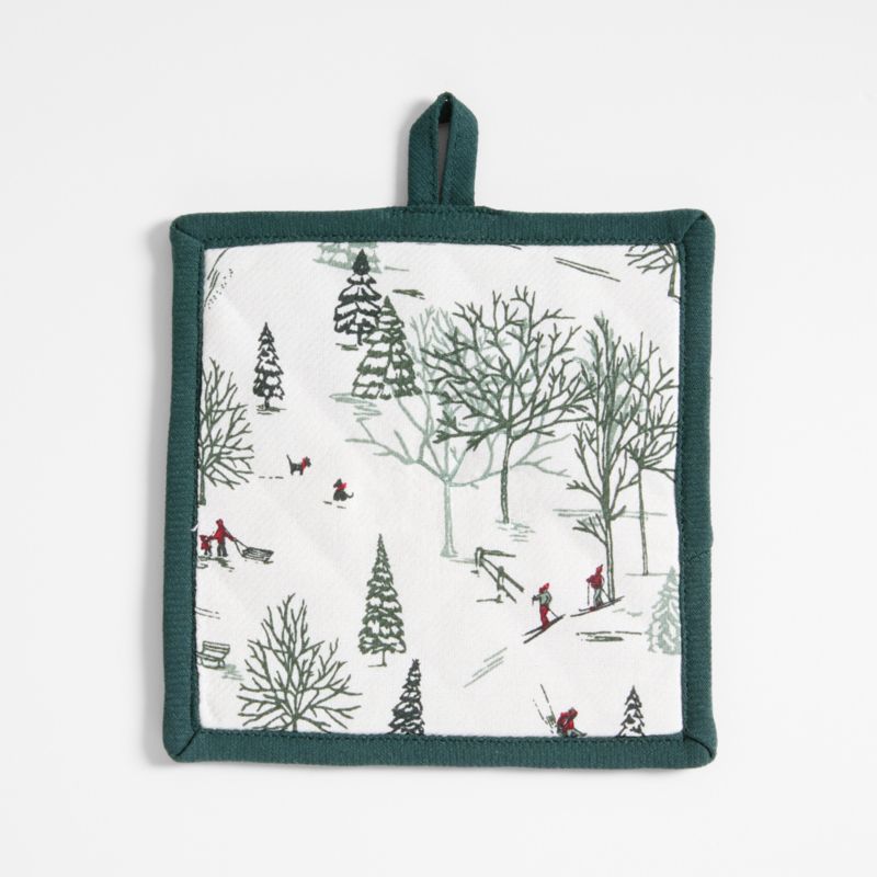 Winter Joy Organic Cotton Pot Holder - image 4 of 6