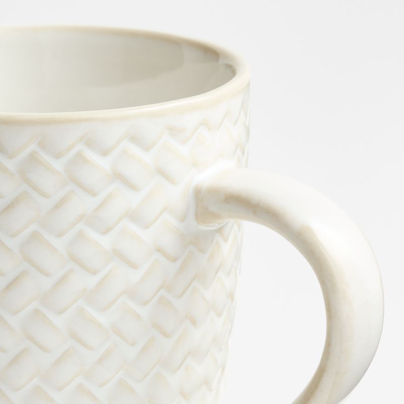 Winter Pinecone 12-oz. White Stoneware Mug - image 2 of 3