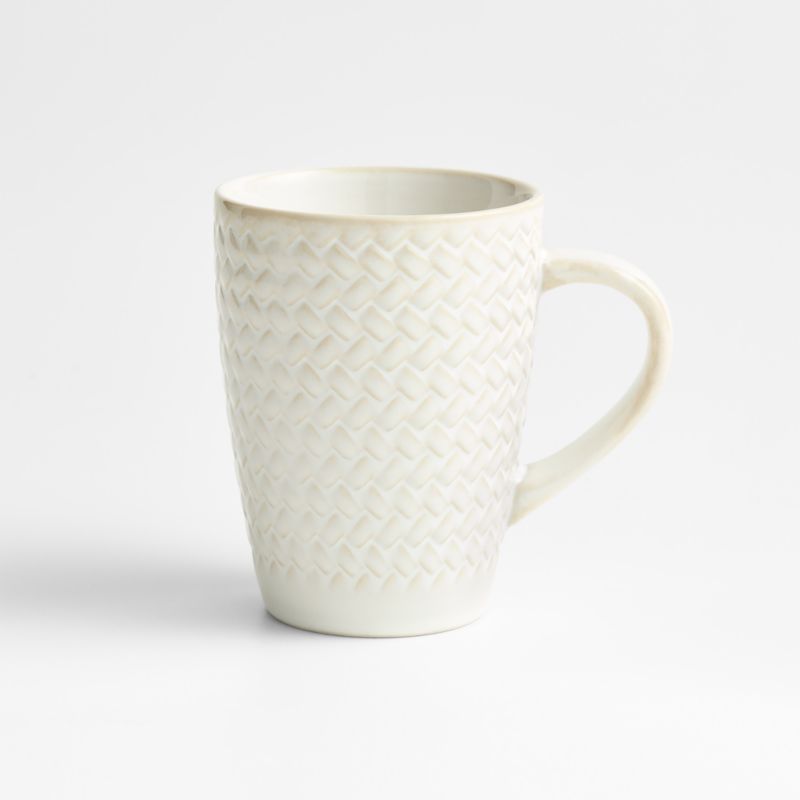 Winter Pinecone 12-oz. White Stoneware Mug - image 0 of 3