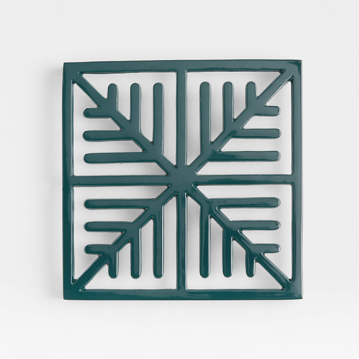 Winter Sprig Trivet + Reviews Crate & Barrel
