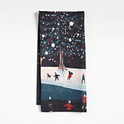 Winter Village Dish Towel