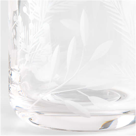 Winterberry 11-oz. Etched Double-Old Fashioned Glass