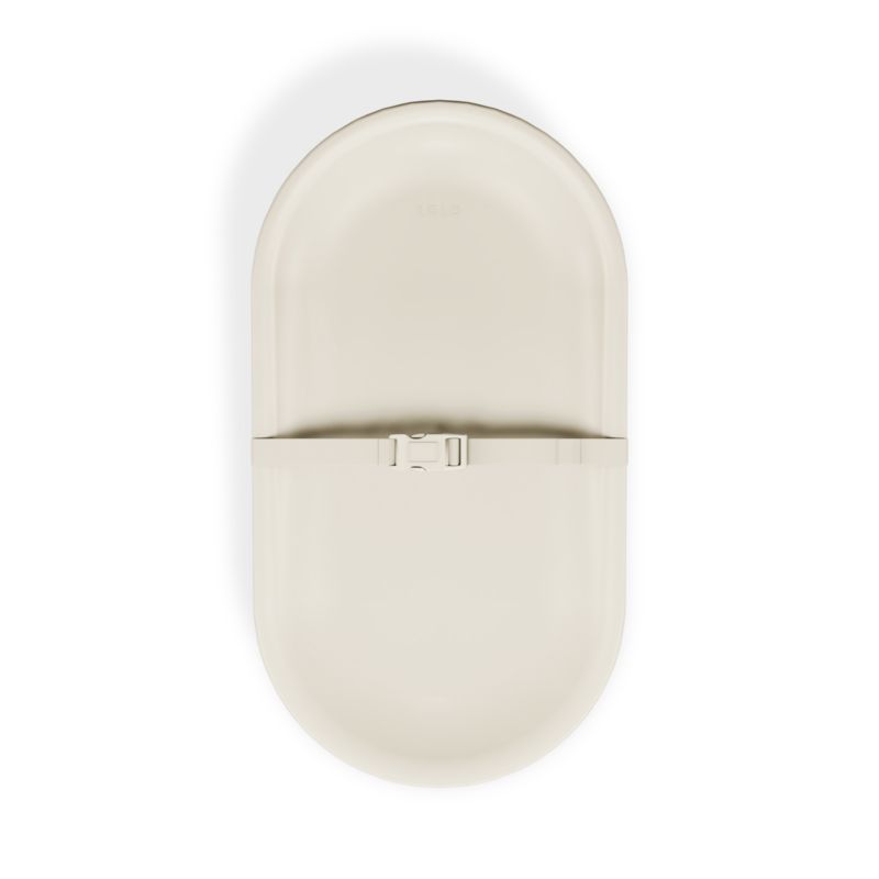 Lalo Oatmeal White Wipeable Baby Diaper Changing Pad - image 1 of 2