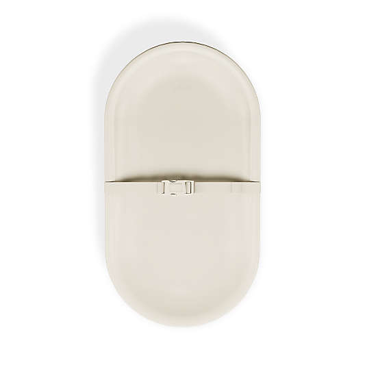 Lalo Oatmeal White Wipeable Baby Diaper Changing Pad