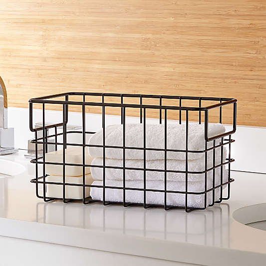 Black Wire Basket Small