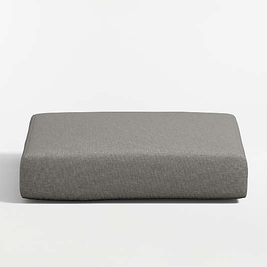 Replacement Walker Canvas Charcoal Sunbrella ® Outdoor Ottoman Cushion