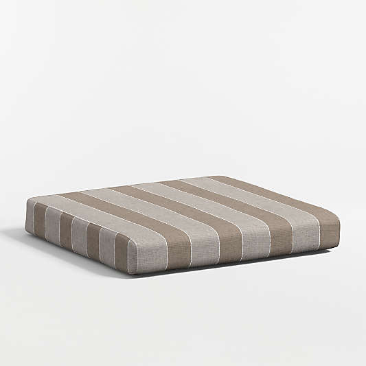 Replacement Walker Range Dune Stripe Sunbrella ® Outdoor Dining Chair Cushion