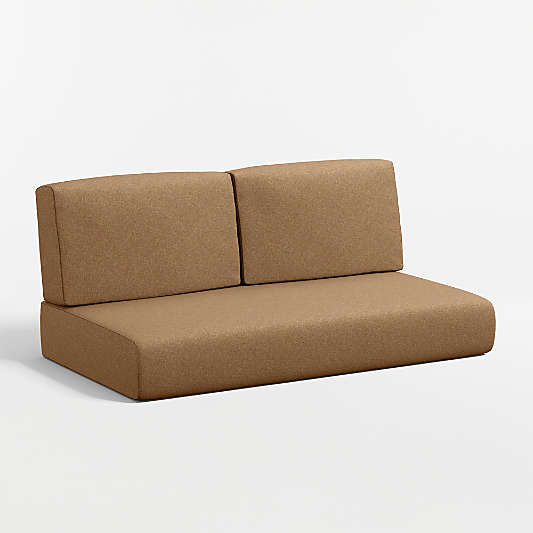 Replacement Walker Cast Teak Sunbrella ® Outdoor Loveseat Sectional Cushion
