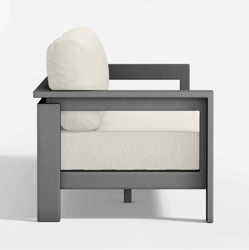 Walker 117" 2-Piece Metal Sectional Sofa with Canvas Natural Sunbrella ® Cushions - image 6 of 8