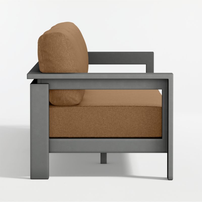 Walker 117" 2-Piece Metal Sectional Sofa with Cast Teak Sunbrella ® Cushions - image 13 of 16